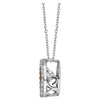 14K White & Yellow Gold 1/2 CTW Diamond 16-18" Mystara® Necklace