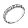 14k White Gold 1/5 ctw. Diamond Band, Size 7