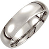 Dura Cobalt Slighlty Domed Wedding Band Ring (Size 9.5 )