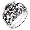 Men's Cross Fashion Ring in Sterling Silver ( Size 10 )