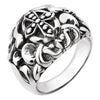 Men's Cross Fashion Ring in Sterling Silver ( Size 10 )