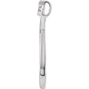 14k White Gold Freeform Pendant