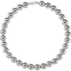 Sterling Silver 14mm Bead 8" Chain