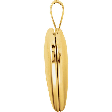 14K Yellow Gold-Plated Sterling Silver Prayer Locket