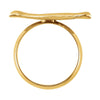 14k Yellow Gold Initial "A" Vintage-Style Ring, Size 7