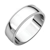 06.00 mm Milgrain Light Wedding Band Ring in 14k White Gold (Size 11.5 )