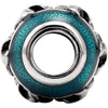 Sterling Silver 10.75x10.45mm Decor Fleur de Lis Bead