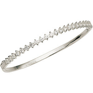 Sterling Silver Cubic Zirconia Bracelet