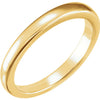 1.5-2.0 ct. Tapered Bombe Solstice Wedding Band Ring in 14k Yellow Gold ( Size 6 )
