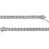 Sterling Silver 1/2 CTW Diamond Line 8.5-Inch Bracelet
