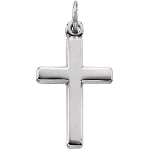 Platinum Cross Pendant