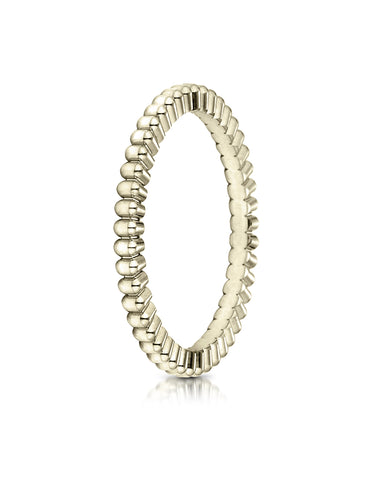Benchmark 14k Yellow Gold 2mm Gear Cut Design Band, (Sizes 4-9.5)