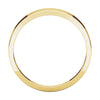 14k Yellow Gold 4mm Flat Tapered Band, Size 9