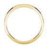 10k Yellow Gold 4mm Flat Tapered Band, Size 6