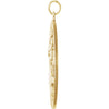 14k Yellow Gold 38.75mm St. Christopher Medal