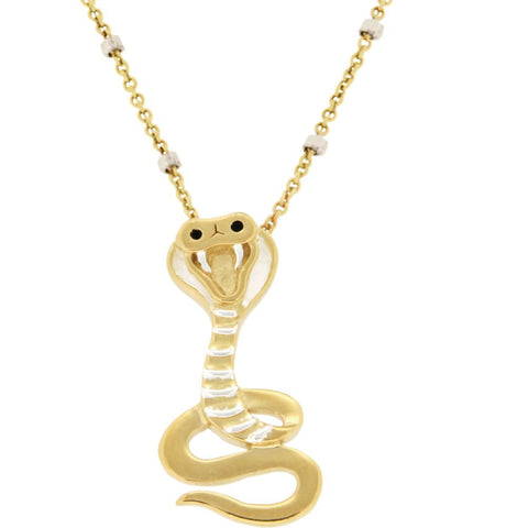 18k Yellow Gold Vermeil Serpent 17" Necklace for Temptation