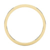 14k Yellow Gold 1.5mm Flat Band, Size 7.5