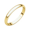 02.50 mm Half Round Band in 18K Yellow Gold ( Size 4.5 )