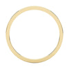 14k Yellow Gold 1mm Flat Band, Size 6.5