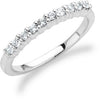 1/5 CTTW Diamond Wedding Band for Matching Engagement Ring in 14k White Gold ( Size 6 )