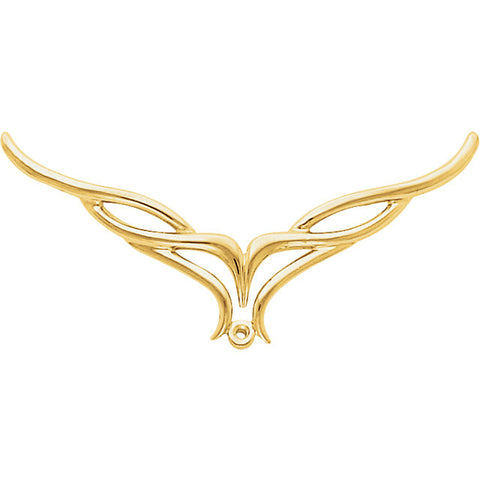 14k Yellow Gold 24x53 Chain Trim