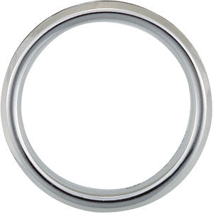 Cobalt 8mm Black Laser Engraved & Beveled Edge Band Size 9.5