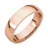 5mm Light Comfort Fit Band in 14K Rose Gold (Size 11)
