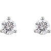 14k White Gold 1/3 CTW Diamond Earrings