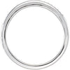 14k White Gold 1/10 CTW Diamond Band, Size 7