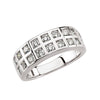 1 1/4 CTTW Diamond Anniversary Band in 14k White Gold (Size 6 )