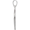 Sterling Silver 23.2x11.4mm Cross Pendant