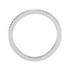 14k White Gold 1/8 CTW Diamond Band, Size 7