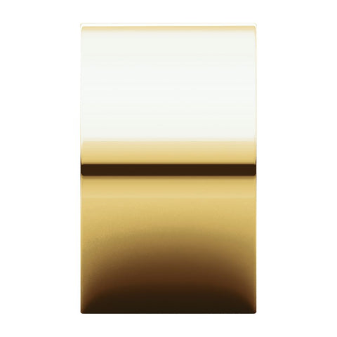 14k Yellow Gold 12mm Flat Band, Size 6.5