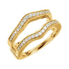 1/3 CTTW Diamond Ring Guard in 14k Yellow Gold (Size 6 )