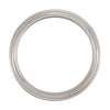 Cobalt 6mm Double Ridged Band Size 10