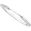 14k White Gold 1/8 CTW Diamond Matching Band , Size 7