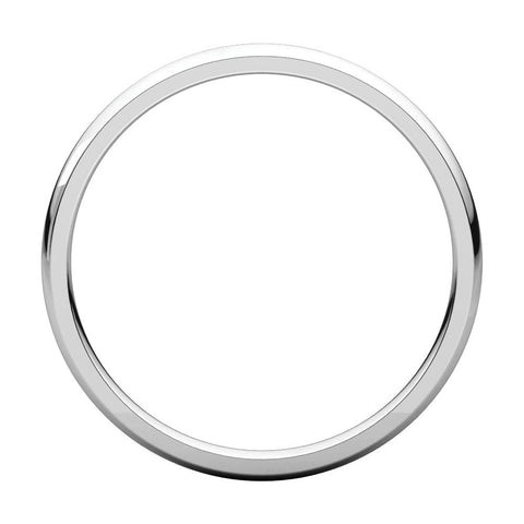 Sterling Silver 2mm Light Comfort Fit Band, Size 6
