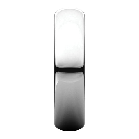 Sterling Silver 5mm Half Round Band, Size 6