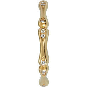 14k Yellow Gold .06 CTW Diamond Ring, Size 7