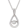 14K White Gold 0.07 CTW Diamond 18-Inch Necklace