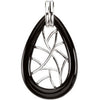 Genuine Onyx Pendant in Sterling Silver