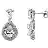 Sterling Silver Cubic Zirconia Earrings