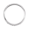 14k White Gold 7.5mm Fancy Carved Band Size 9