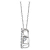 14k White Gold 1/2 CTW Diamond 16-18" Mystara® Necklace