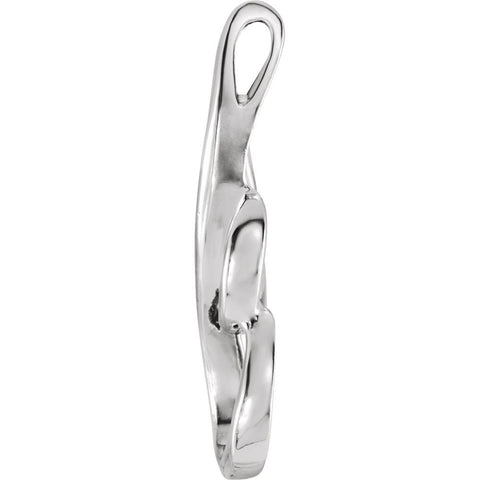 14k White Gold Metal Fashion Pendant