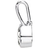 Sterling Silver April Birthstone 12.5x5.75mm Hook Charm/Pendant