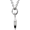14k White Gold Tiny Posh Star 16-18" Necklace