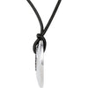 Sterling Silver Black Spinel Necklace