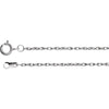 Platinum 1.3mm Rope 16-inch Chain