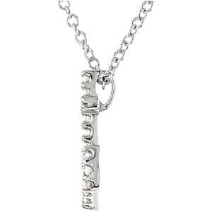 Platinum Anchor Necklace
